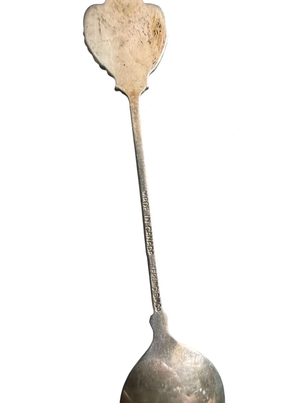 Vintage Silver Souvenir Spoons Set From Niagara Falls, Canada and Lake Placid
